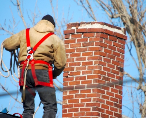 Chimneys in Titusville